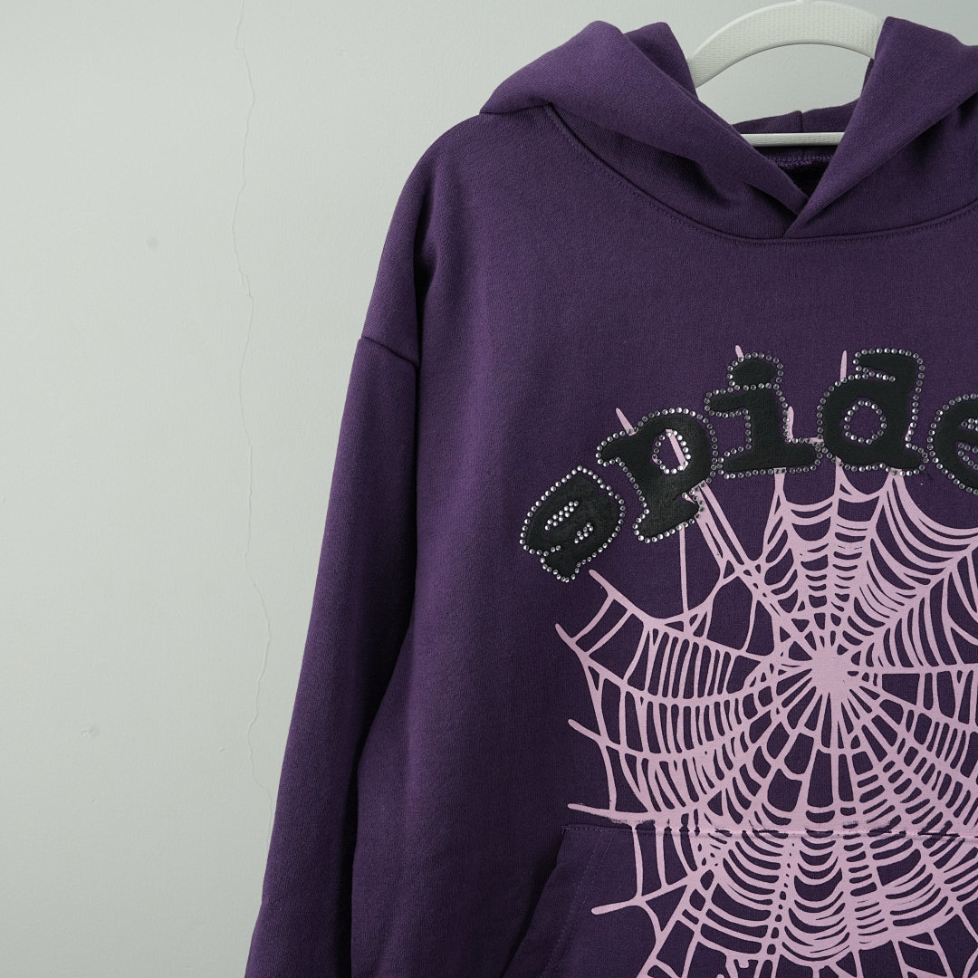 Other SPIDER F&Amp;F Sp5Der Hoodie (Purple) - Image 8