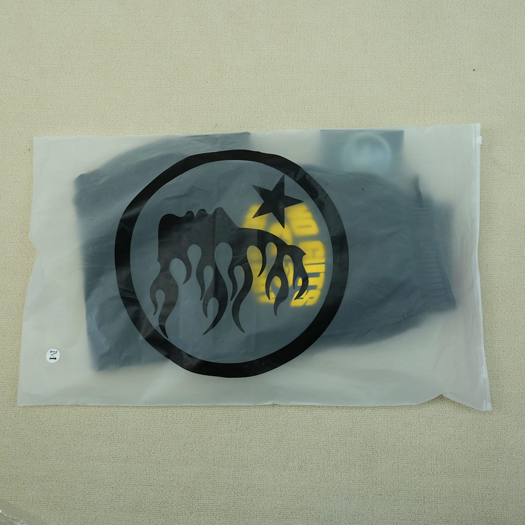 Other 380 Hellstar No Guts Glory Closed Elastic Bottom Sweatpants Midnight Dye (Black) - Image 3