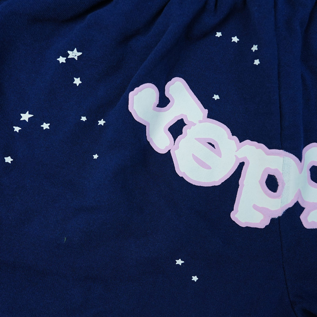 Other 175 Sp5Der 0G Web Logo Sweat Short (Navy) - Image 8