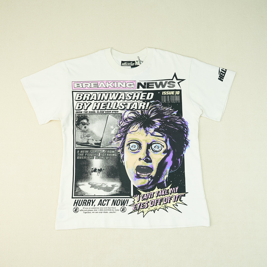 Other 65 Hellstar Breaking News T-Shirt (White) - Image 9