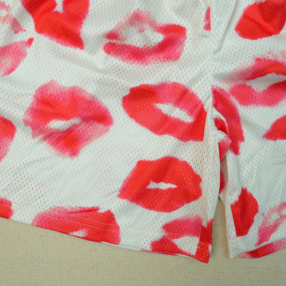 Chanel 80 Eric Emanuel EE Valentines Day Kiss Shorts (White) - Image 13