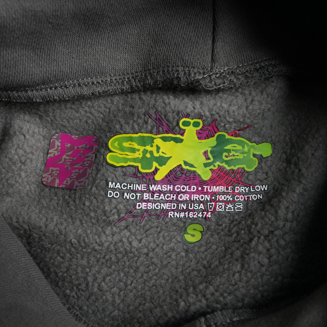 Other 240 SP5DER WAIT WEB HOODIE (Slate Grey) - Image 2
