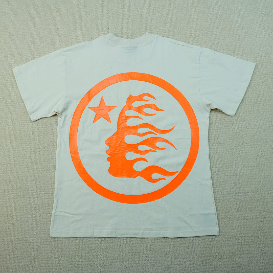 Other 195 Hellstar Classic T-Shirt White/Orange (Regular Print) - Image 15