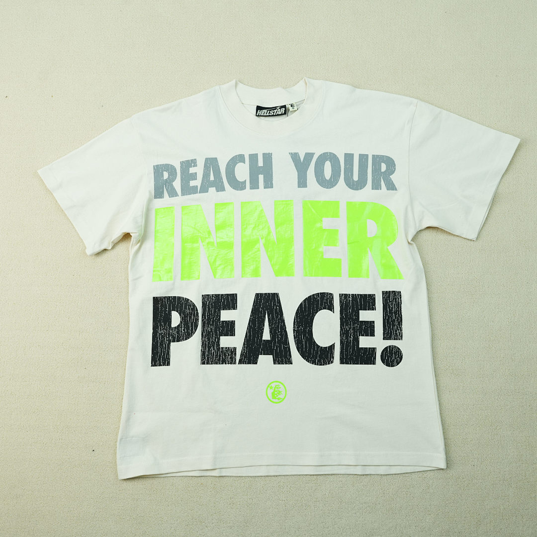 Other 195 Hellstar Inner Peace T-Shirt (White) - Image 5
