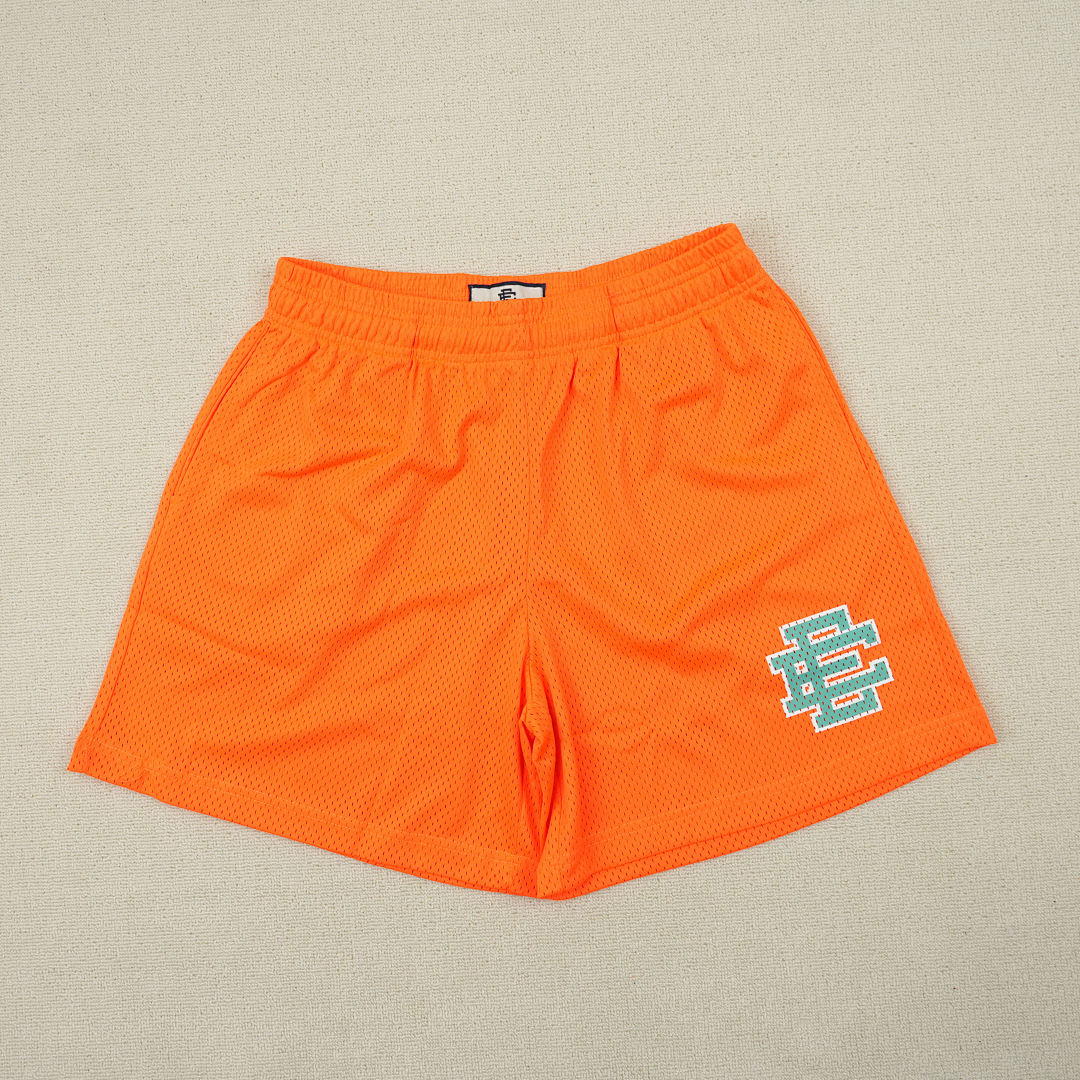 Chanel 80 Eric Emanuel EE Basic Short Fiery Coral/Teal - Image 5
