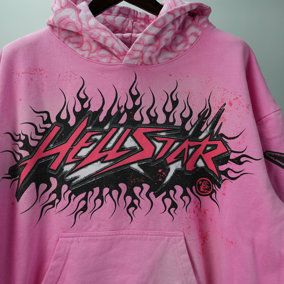 Other 415 Hellstar Brainwashed With Brain Hoodie (Pink) - Image 12