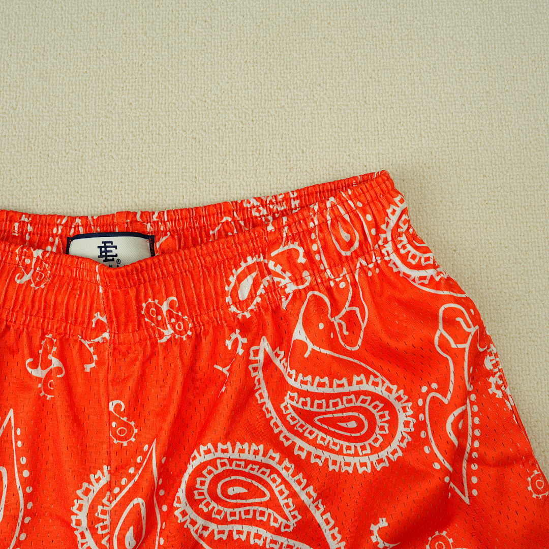Chanel 80 Eric Emanuel EE Basic Short Orange Paisley - Image 11