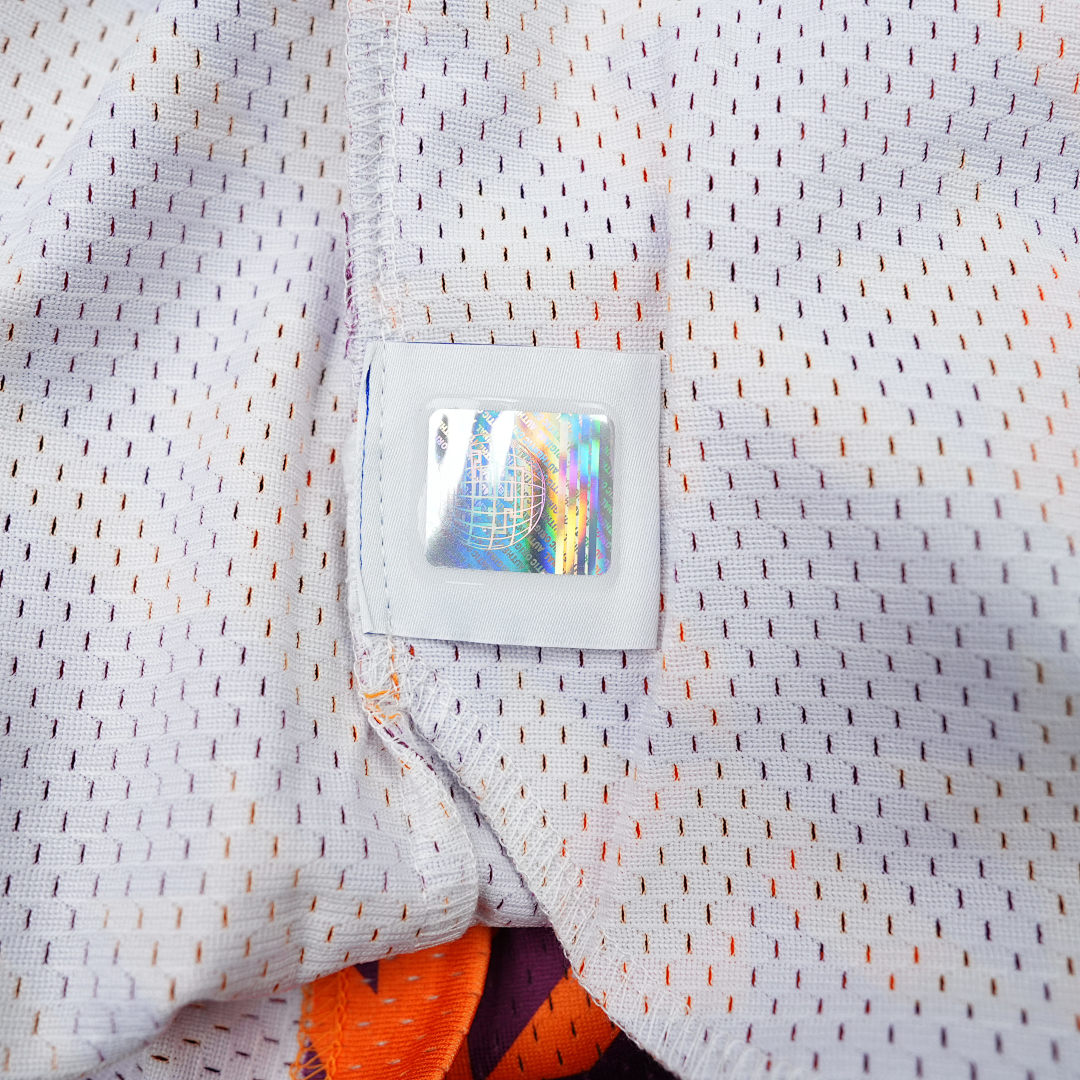 Chanel 80 Eric Emanuel EE Basic Short Orange/Purple Houndstooth - Image 11