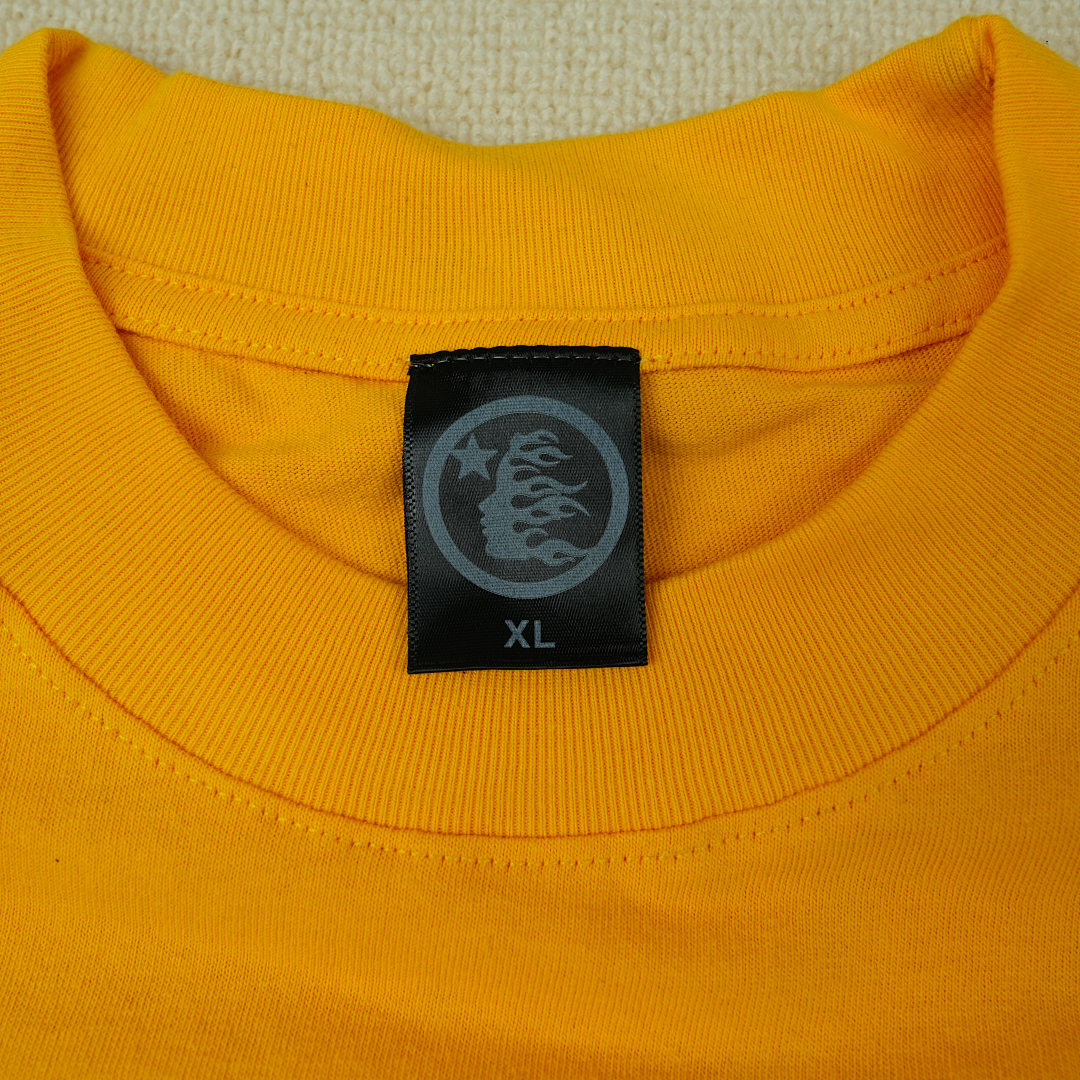 Other 65 Hellstar Studios Jesus Emblem Short Sleeve Tee Shirt (Yellow) - Image 16