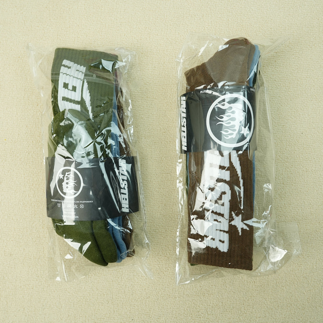 Other 35 Hellstar Logo Socks Earth Tone (3 Pack) - Image 4