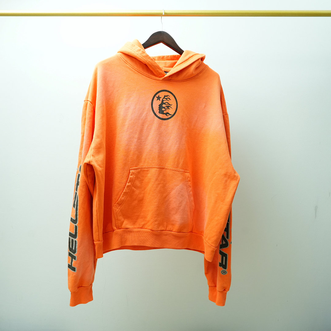 Other Hellstar Fire Orange Hoodie Dye - Image 9