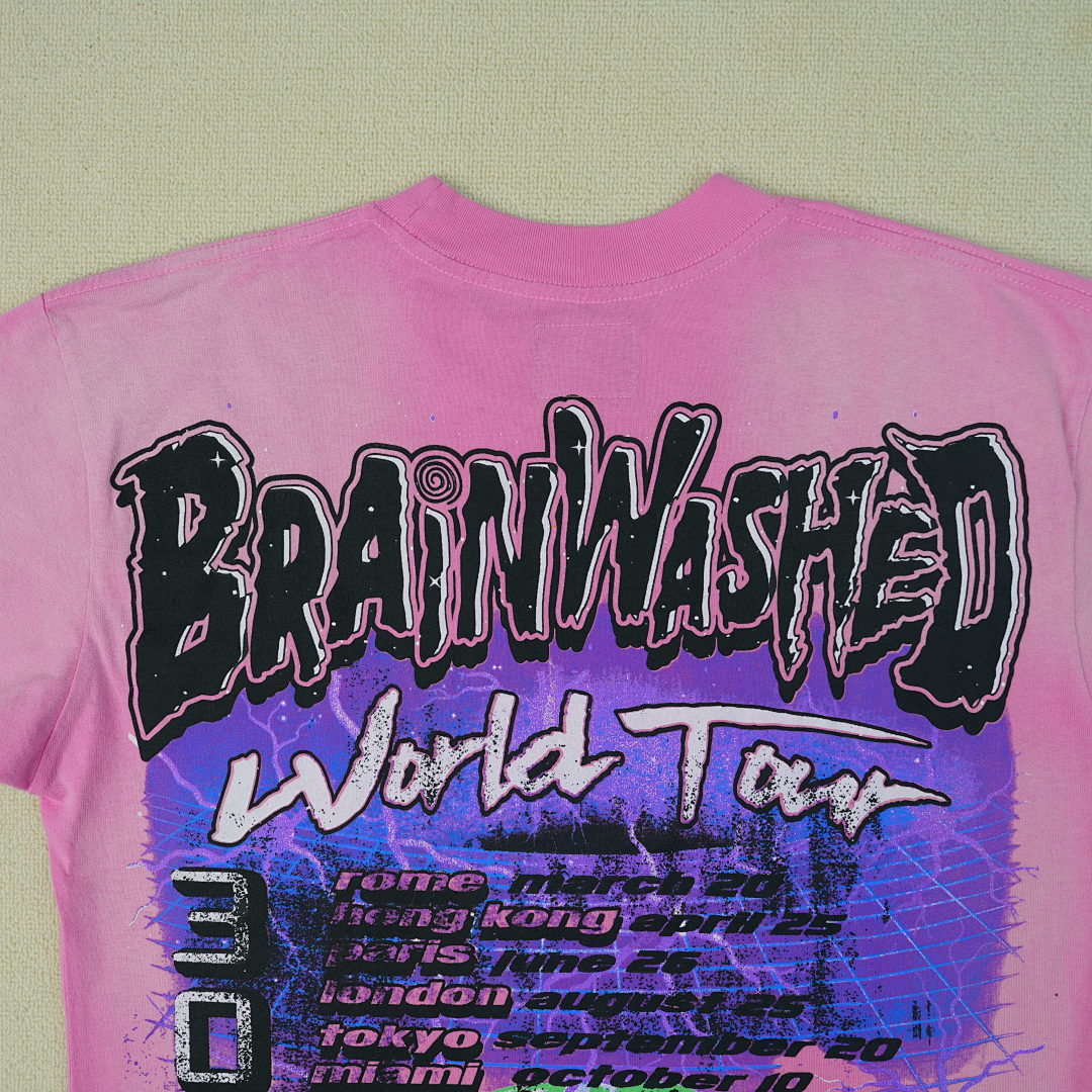Other 65 Hellstar Brainwashed World Tour T-ShirtPink - Image 21