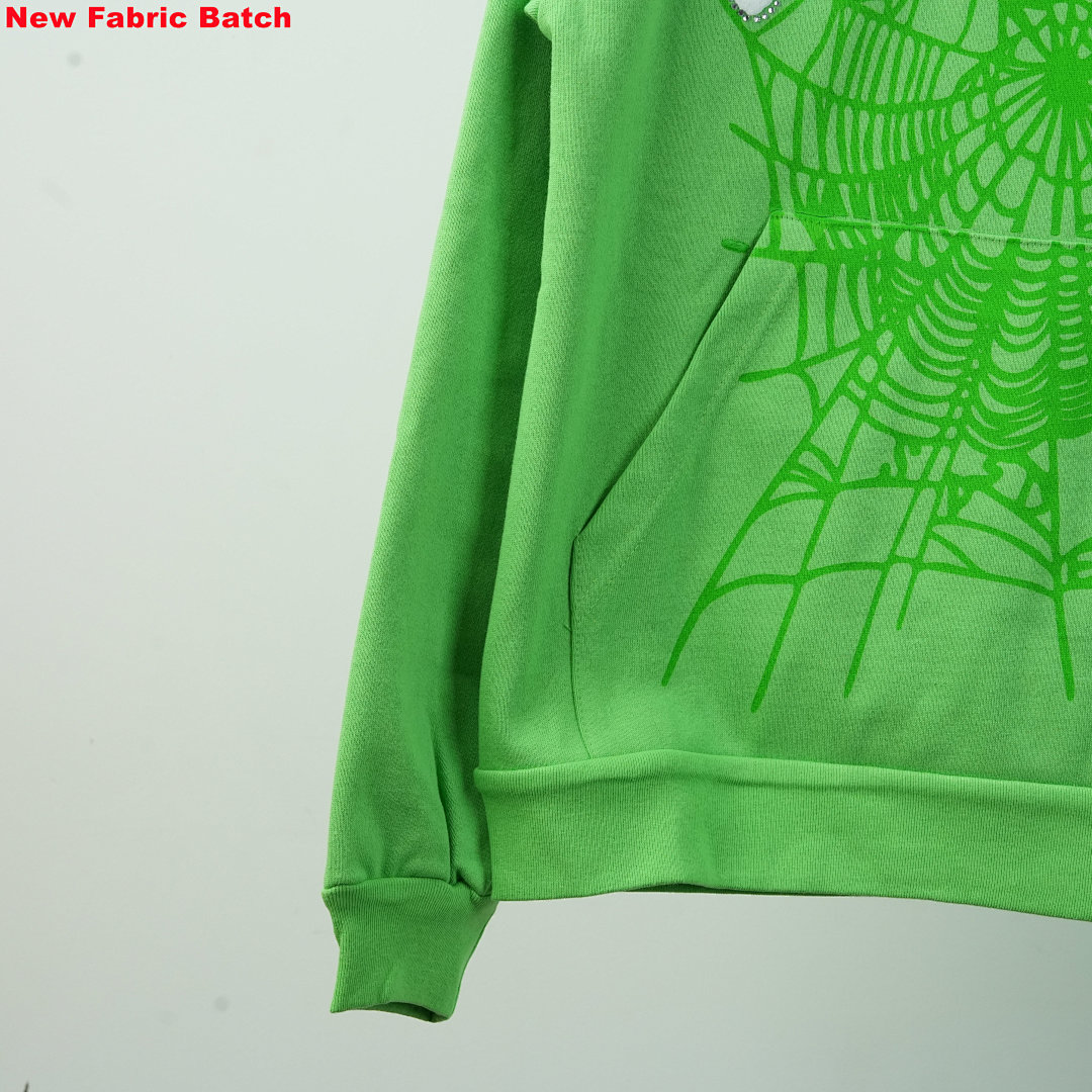 Other 50 Sp5Der Web Hoodie Slime (Green) - Image 7