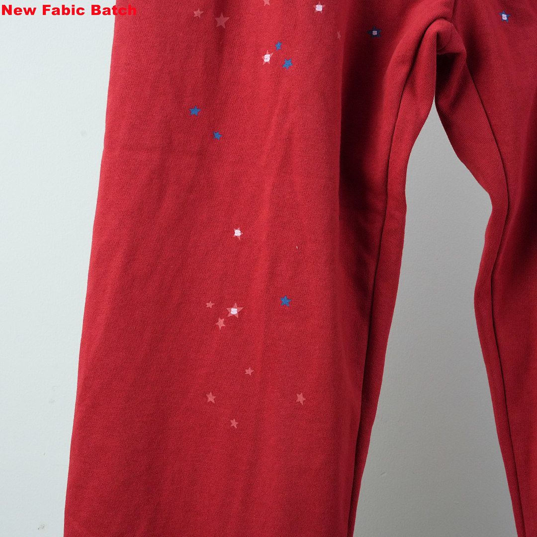 Other Sp5Der Worldwide Red Angel Number 555 Sweatpants - Image 13