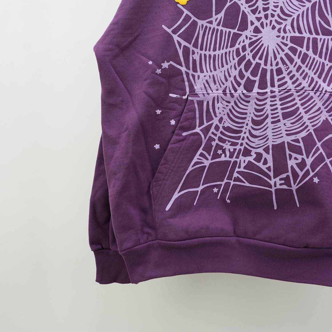 Other 265 Sp5Der Star OG Web V2 Hoodie (Purple) - Image 8