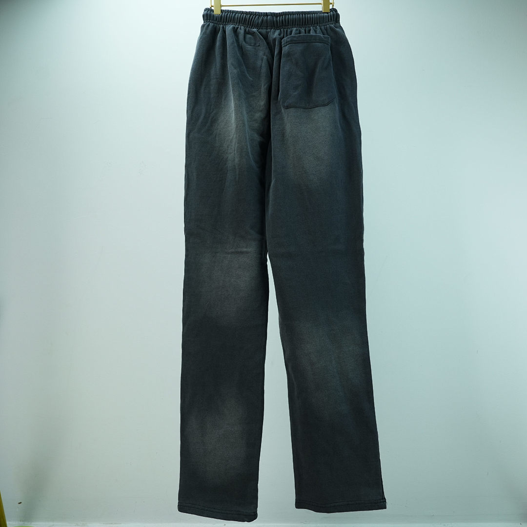 Other 380 Hellstar No Guts Glory Flare Bottom Sweatpants Midnight Dye (Black) - Image 17
