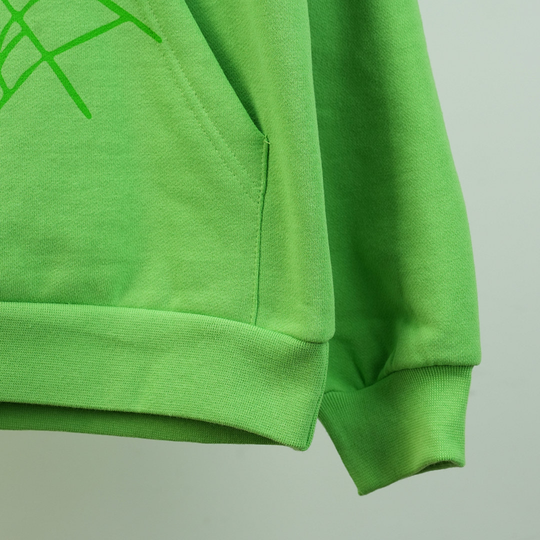 Other 50 Sp5Der Web Hoodie Slime (Green) - Image 69