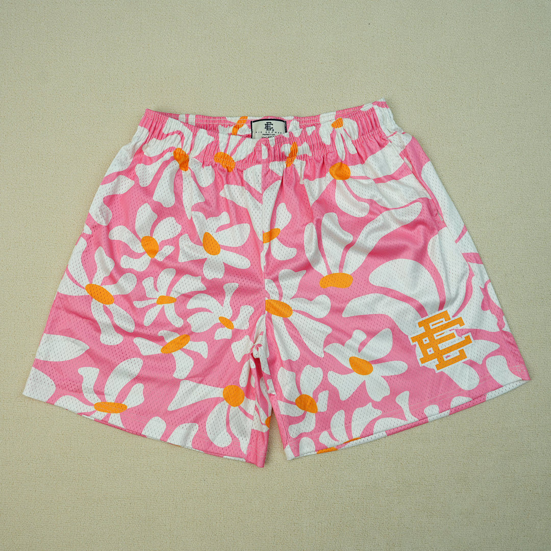 Chanel 80 Eric Emanuel EE Basic Short Pink Daisies/Vellow - Image 13