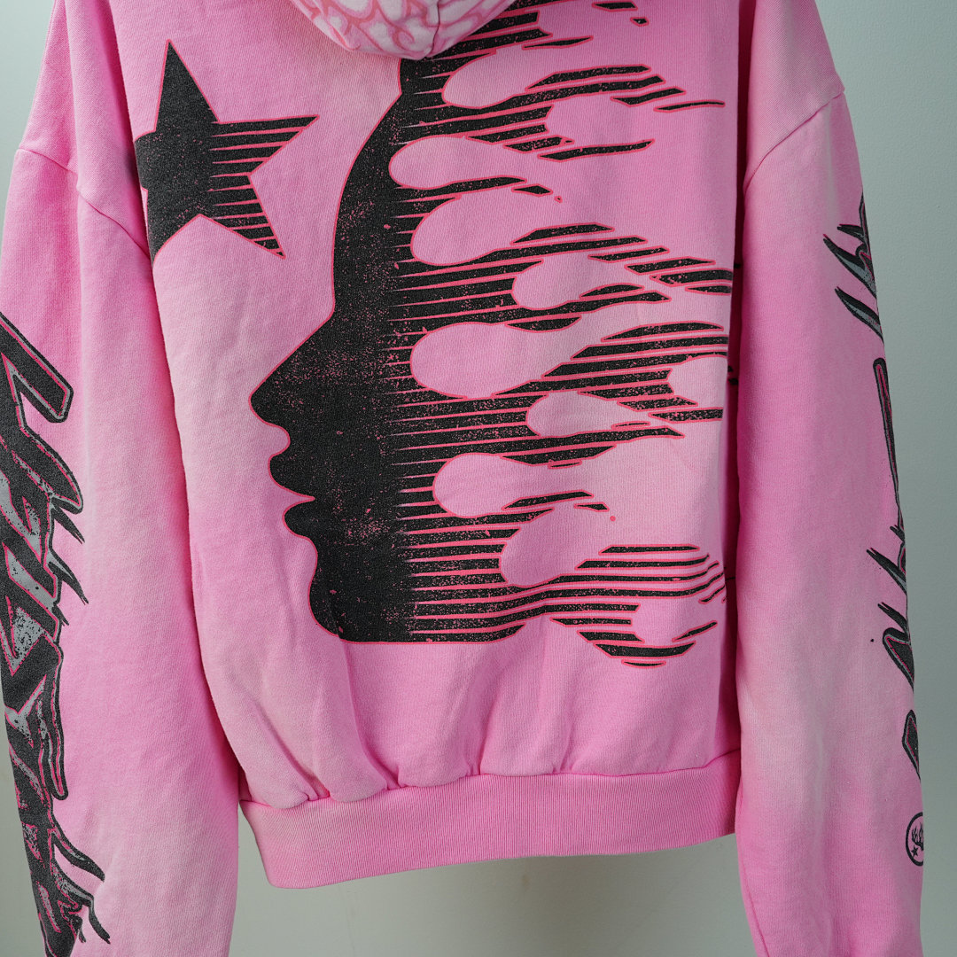 Other 415 Hellstar Brainwashed With Brain Hoodie (Pink) - Image 28
