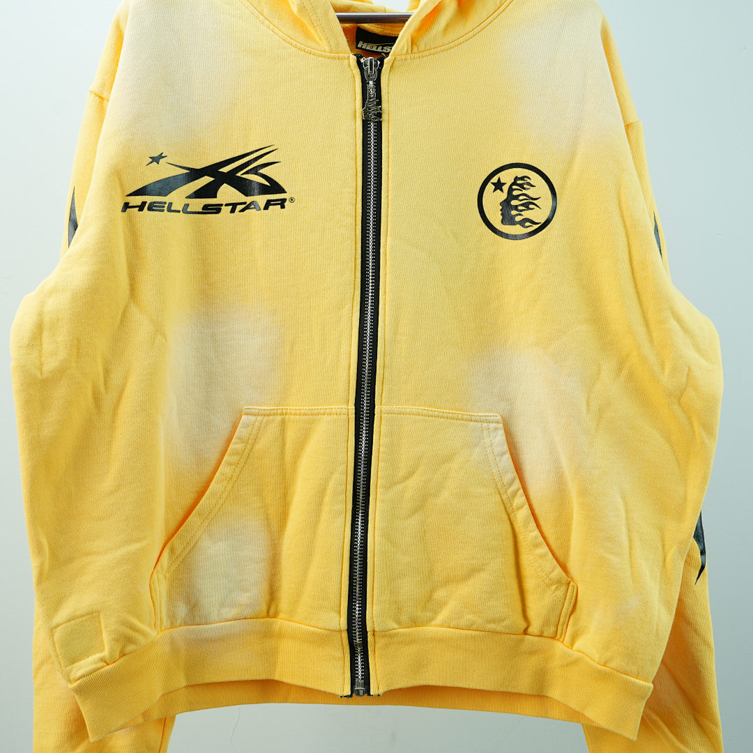 Other 380 Hellstar Sports Zip-Up SweatshirtYellow - Image 7