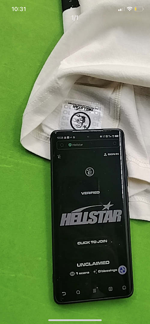 Other 65 Hellstar Knock-Out T-Shirt (Black) - Image 2