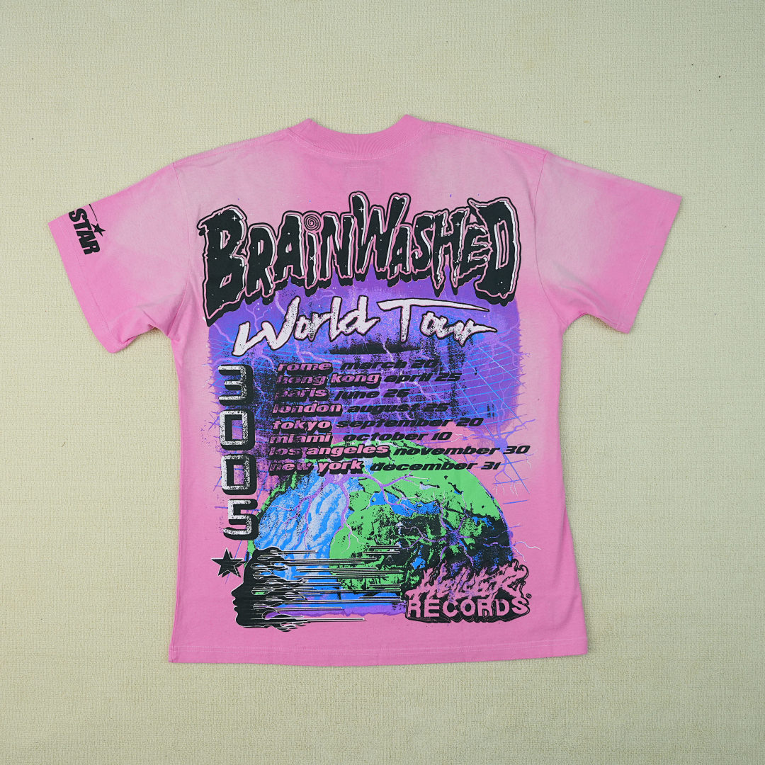 Other 65 Hellstar Brainwashed World Tour T-ShirtPink - Image 24