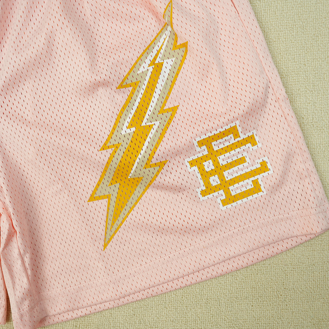 Chanel 80 Eric Emanuel EE Short Rose Quartz/Velow Bolt - Image 8
