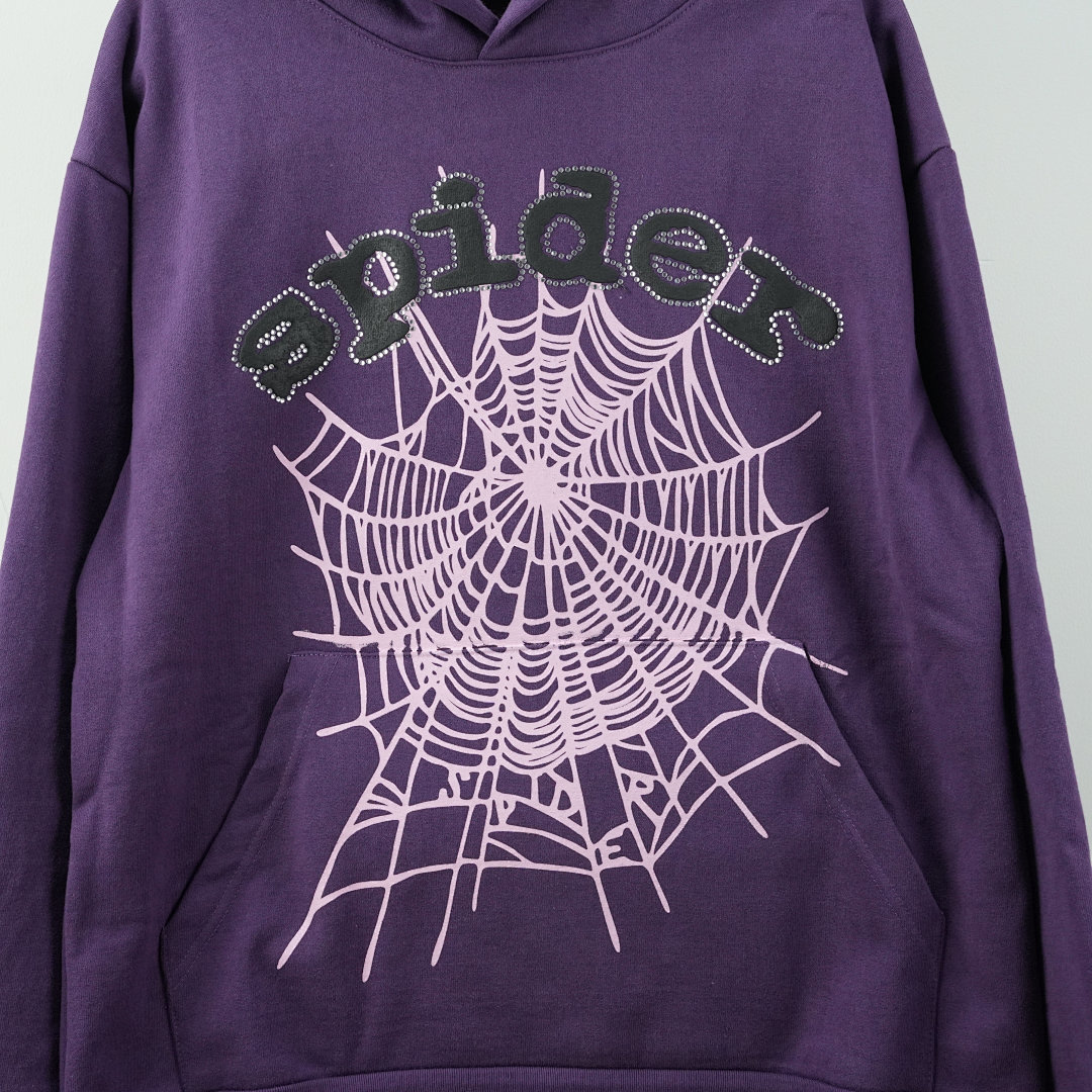 Other SPIDER F&Amp;F Sp5Der Hoodie (Purple) - Image 13
