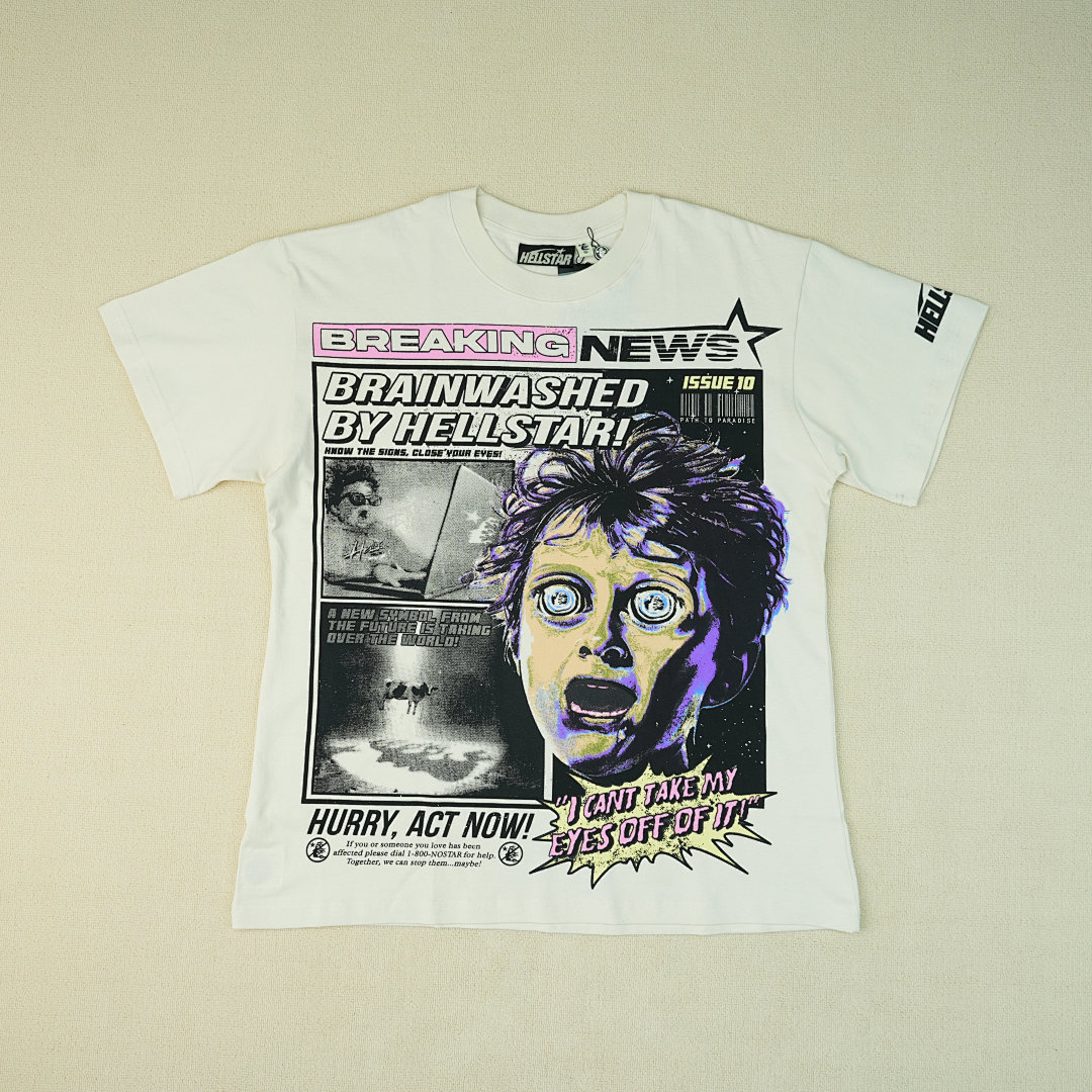 Other 65 Hellstar Breaking News T-Shirt (White) - Image 7