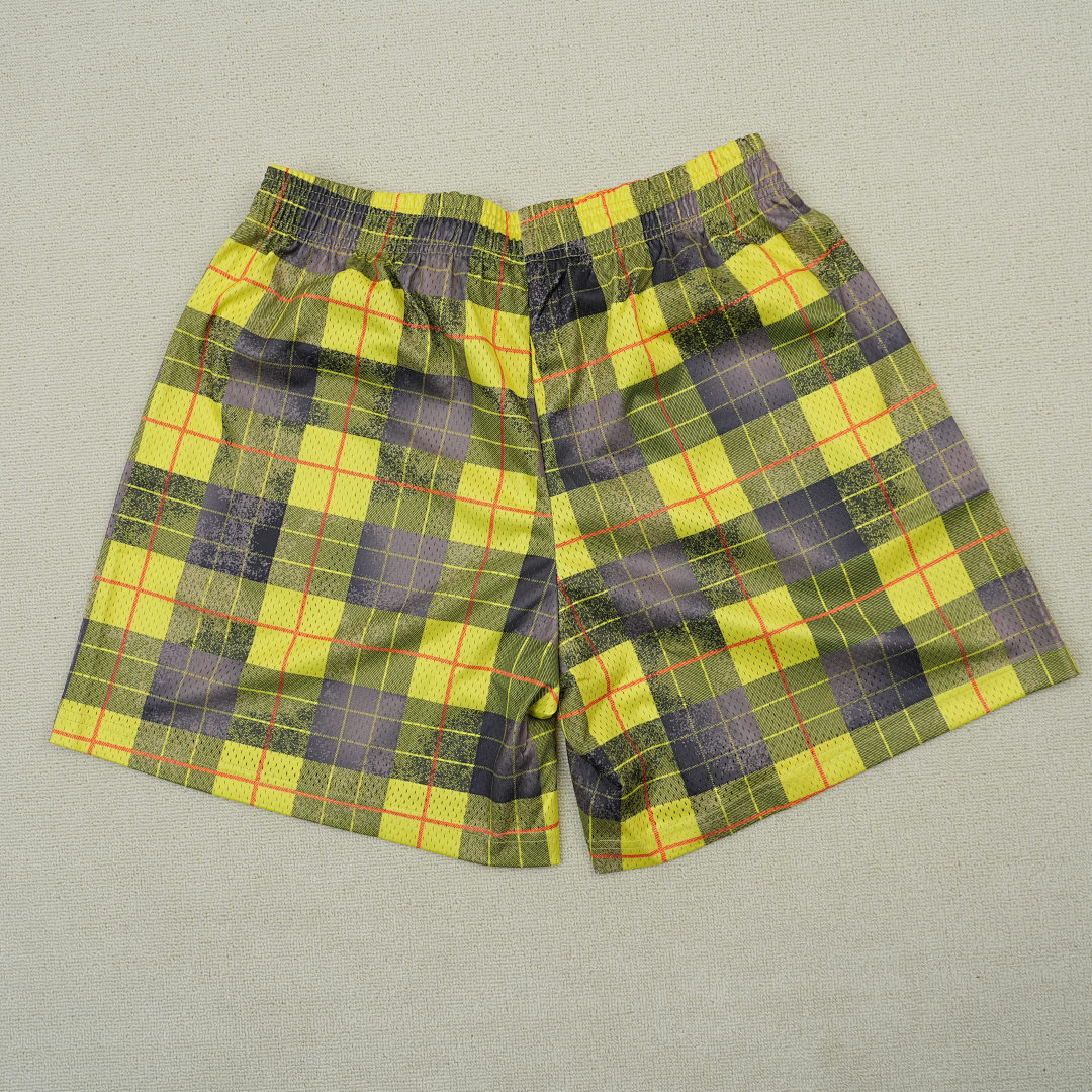 Chanel 80 Eric Emanuel EE Basic Short Yellow/Black Plaid - Image 8