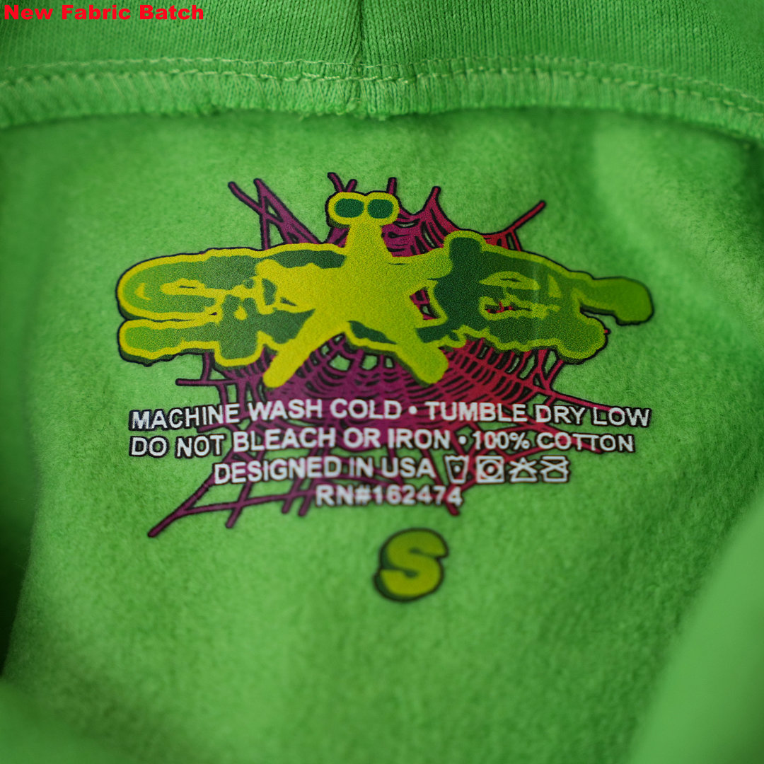 Other 50 Sp5Der Web Hoodie Slime (Green) - Image 11