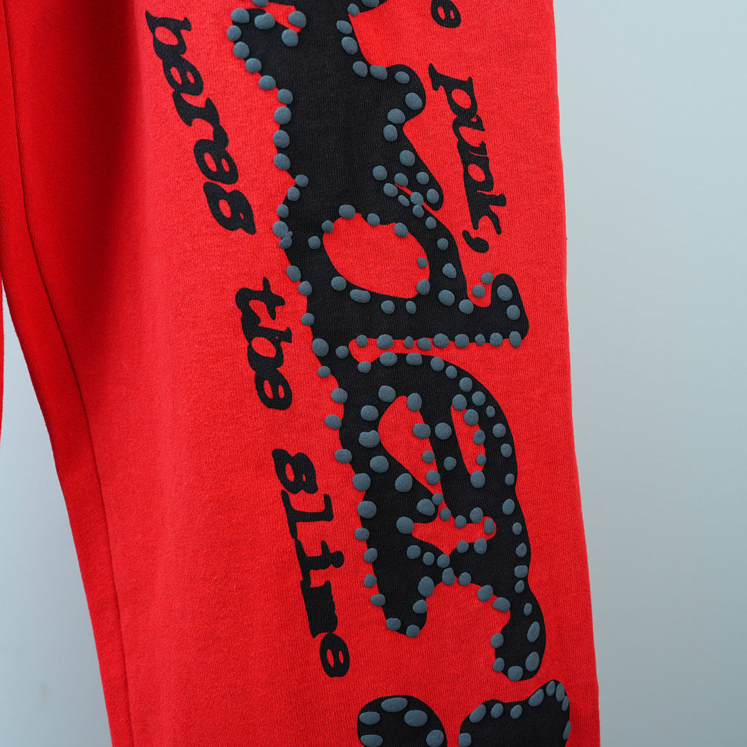 Other Sp5Der P*NK V2 Sweatpant (Red) - Image 13