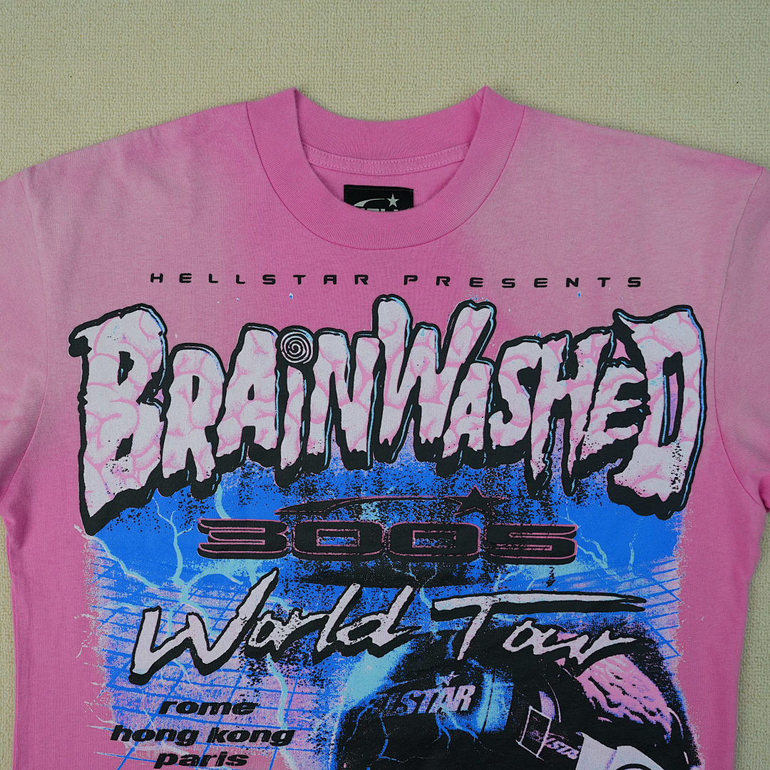 Other 65 Hellstar Brainwashed World Tour T-ShirtPink - Image 15