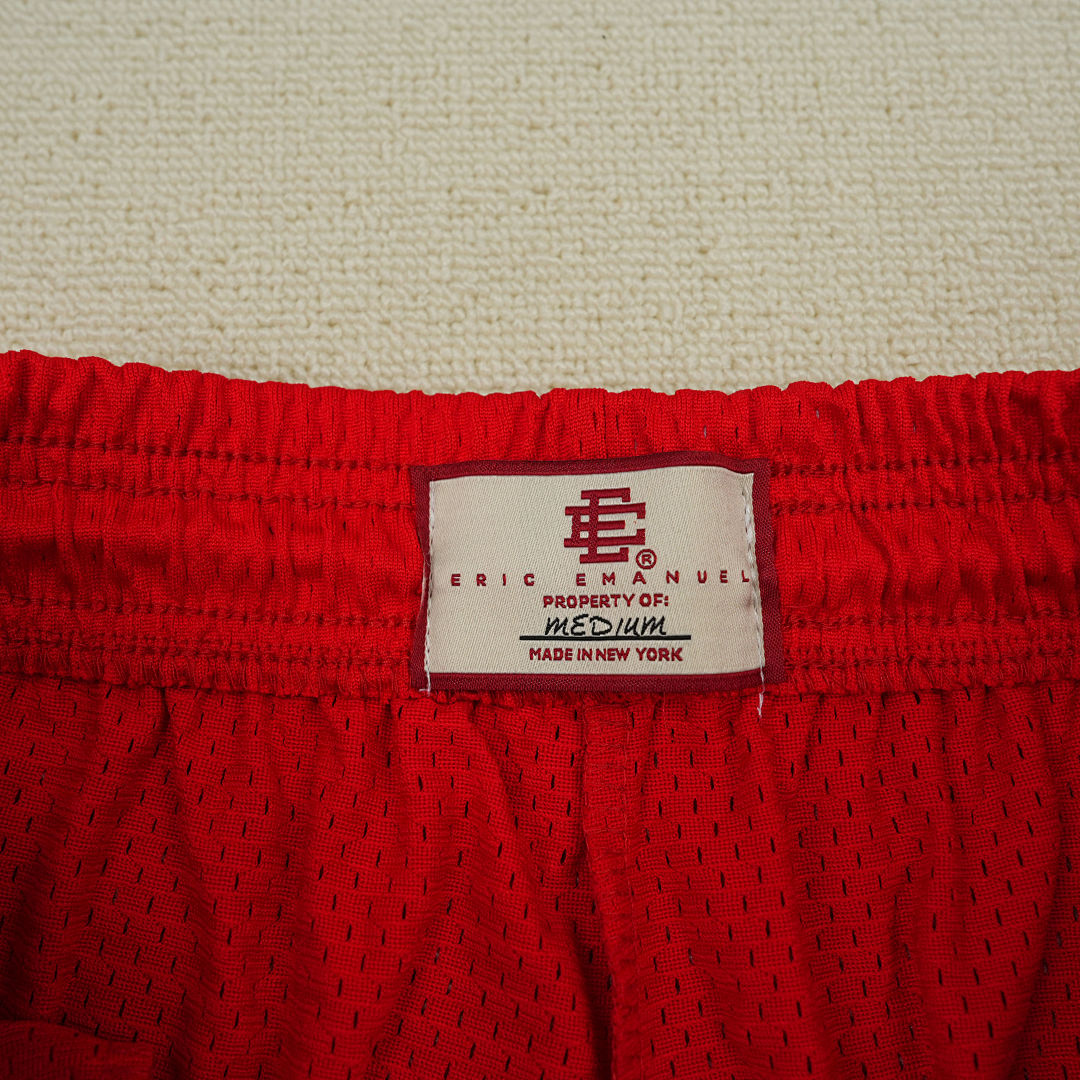 Chanel 80 Eric Emanuel EE Basic ShortsRed/Aqua - Image 8