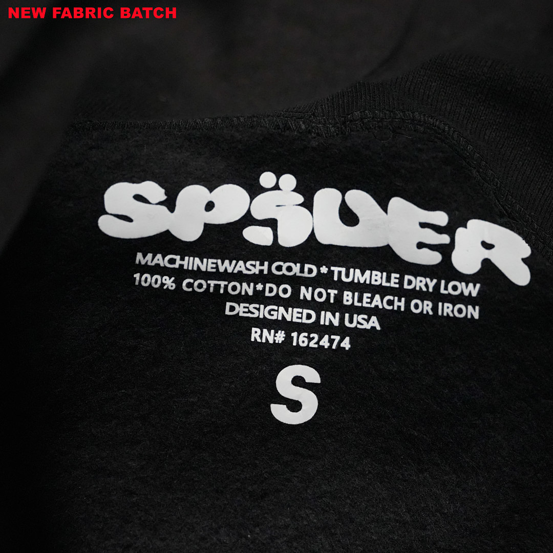 Other 240 Sp5Der Rhinestone Logo Hoodie/ (Black) - Image 36