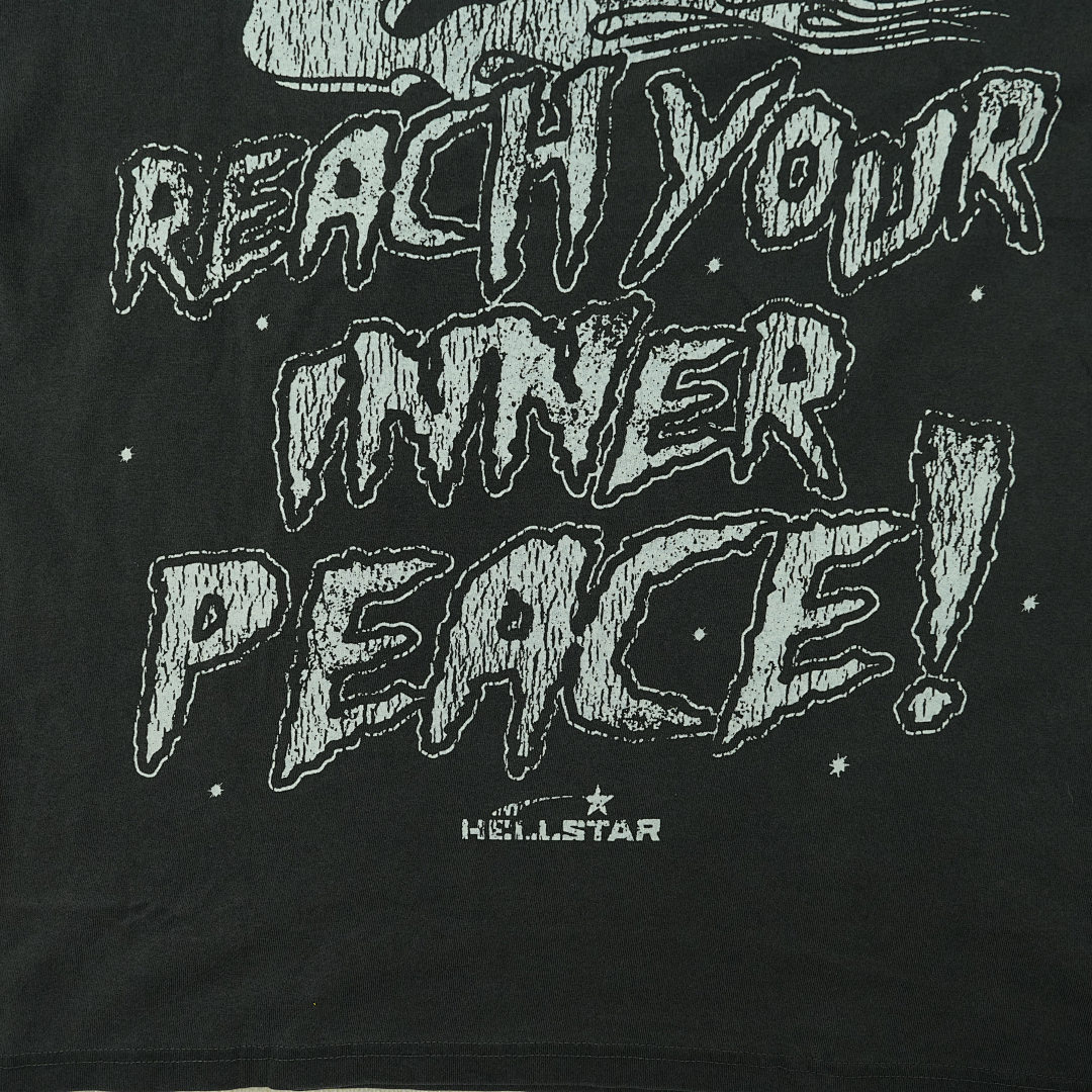 Other 65 Hellstar Studios Inner Peace Short Sleeve Tee Shirt (Black) - Image 36