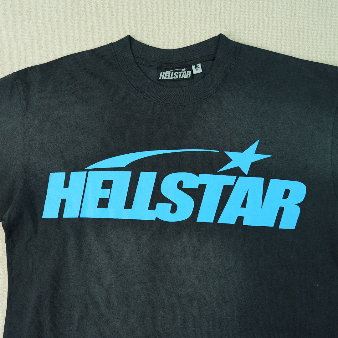 Other 205 Hellstar Classic T-Shirt Black/Bue (Regular Print) - Image 6