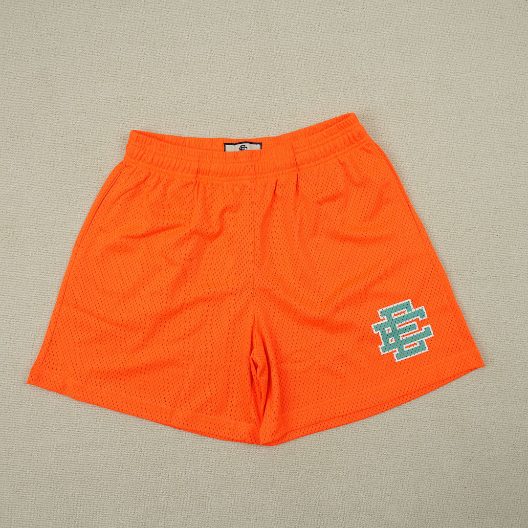 Chanel 80 Eric Emanuel EE Basic Short Fiery Coral/Teal - Image 4