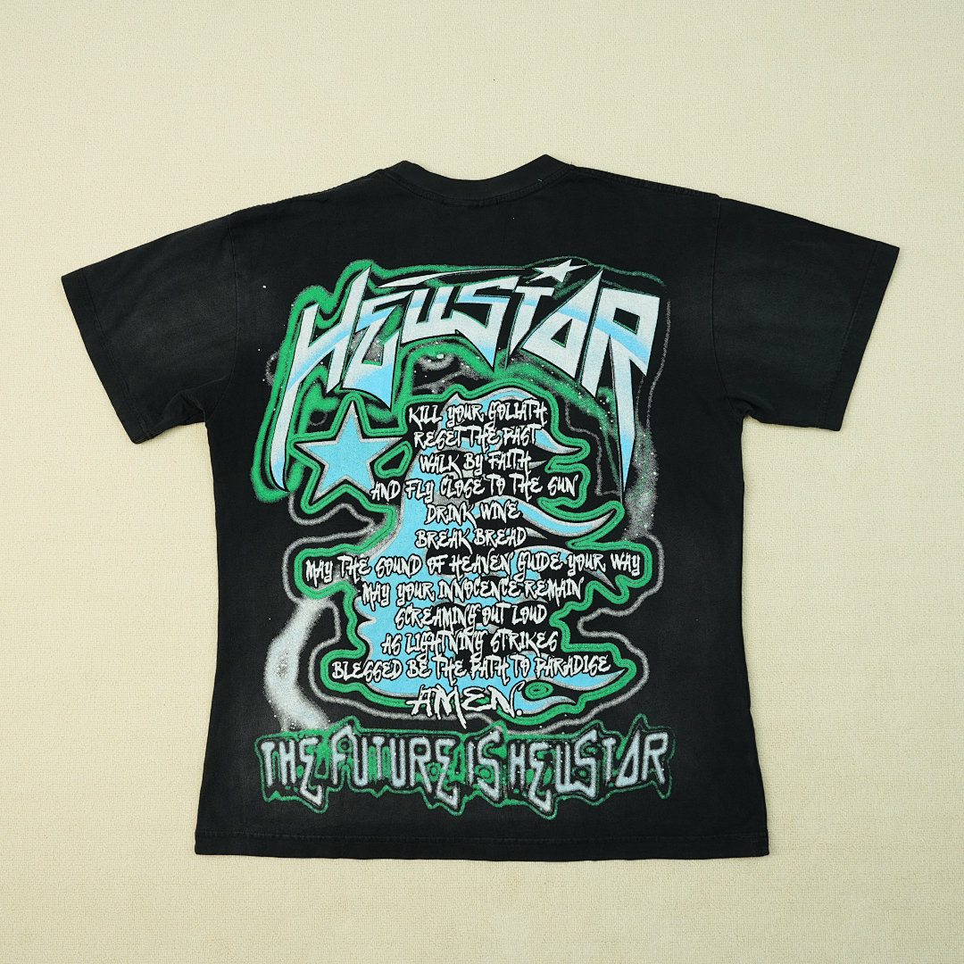 Other 65 Hellstar The Future T-Shirt Black/Blue - Image 31