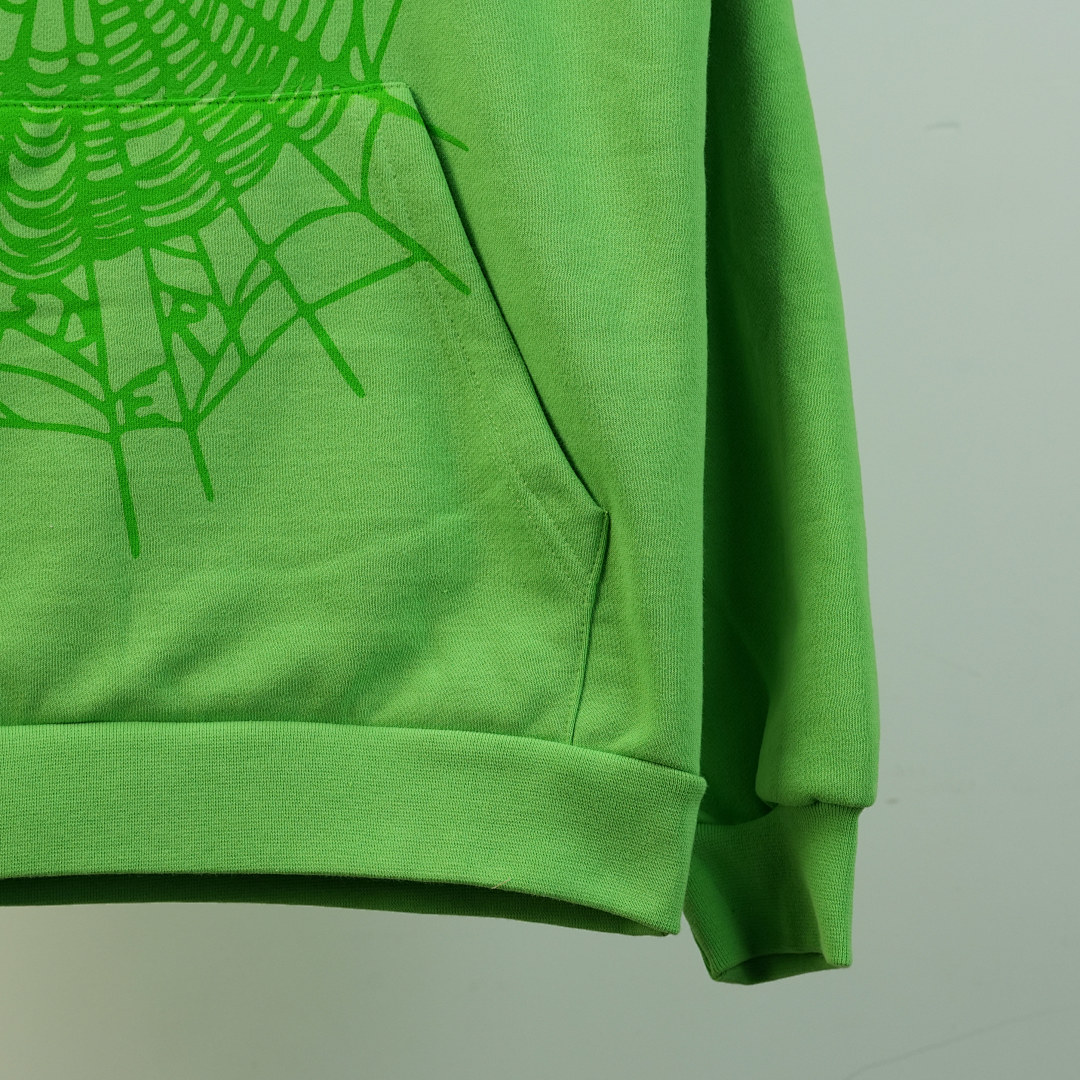 Other 50 Sp5Der Web Hoodie Slime (Green) - Image 38