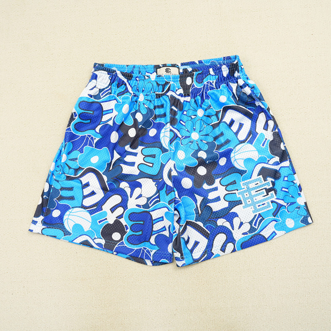 Chanel 80 Eric Emanuel EE Basic Short Hawaiian (Blue) - Image 8