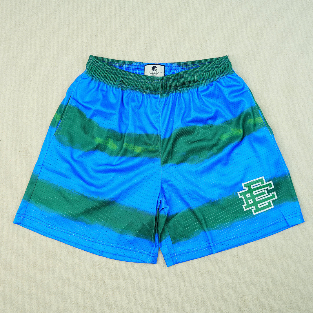 Chanel 80 Eric Emanuel EE Short Blue/Green Stripe - Image 8