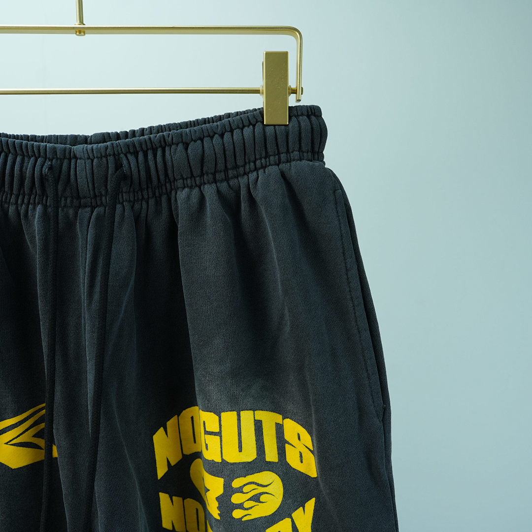 Other 380 Hellstar No Guts Glory Flare Bottom Sweatpants Midnight Dye (Black) - Image 16