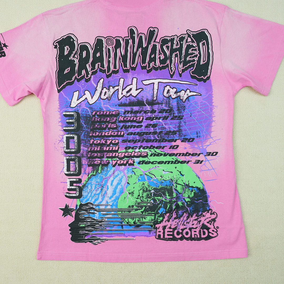 Other 65 Hellstar Brainwashed World Tour T-ShirtPink - Image 28