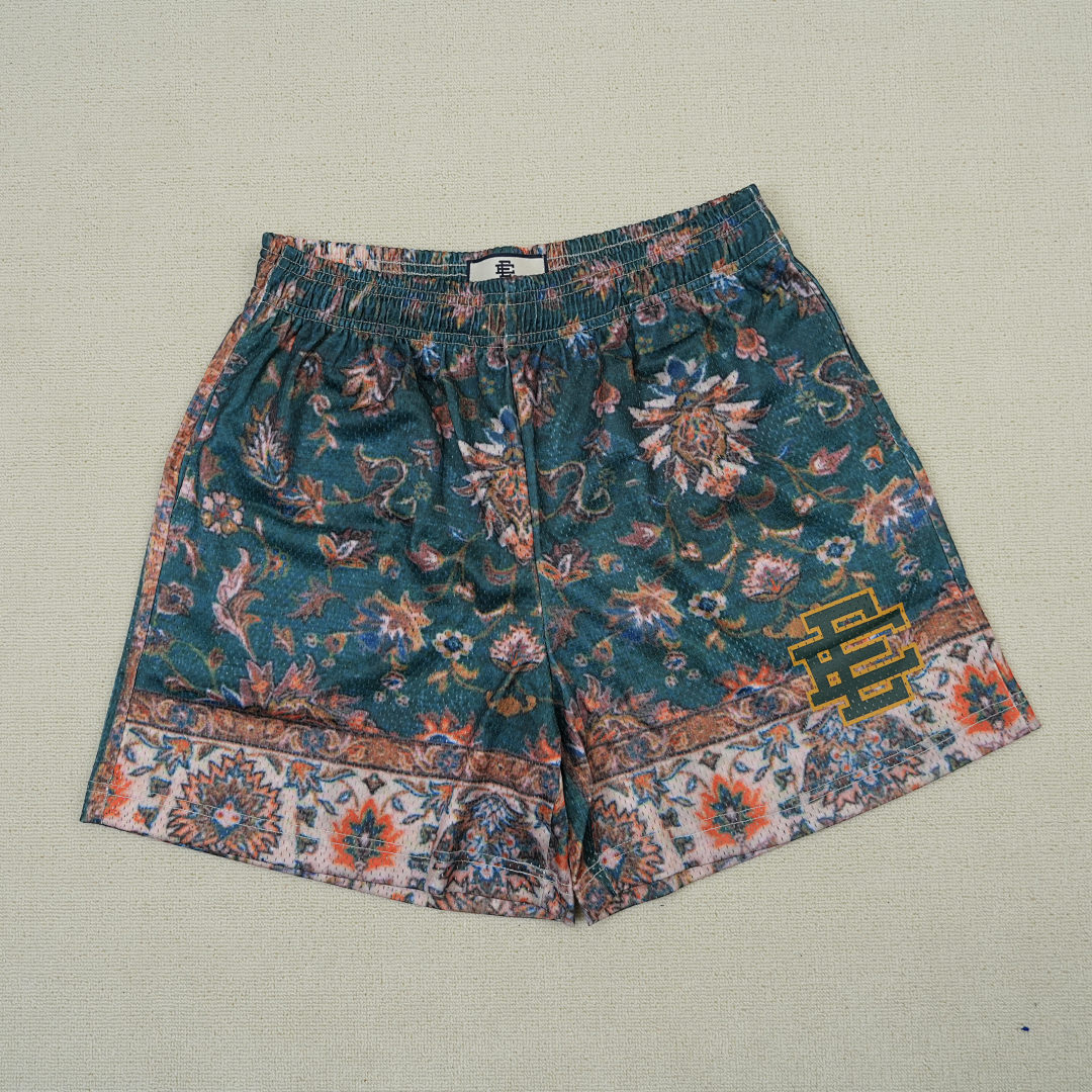 Chanel 80 Eric Emanuel EE Basic Rug Print Short Green/White - Image 6