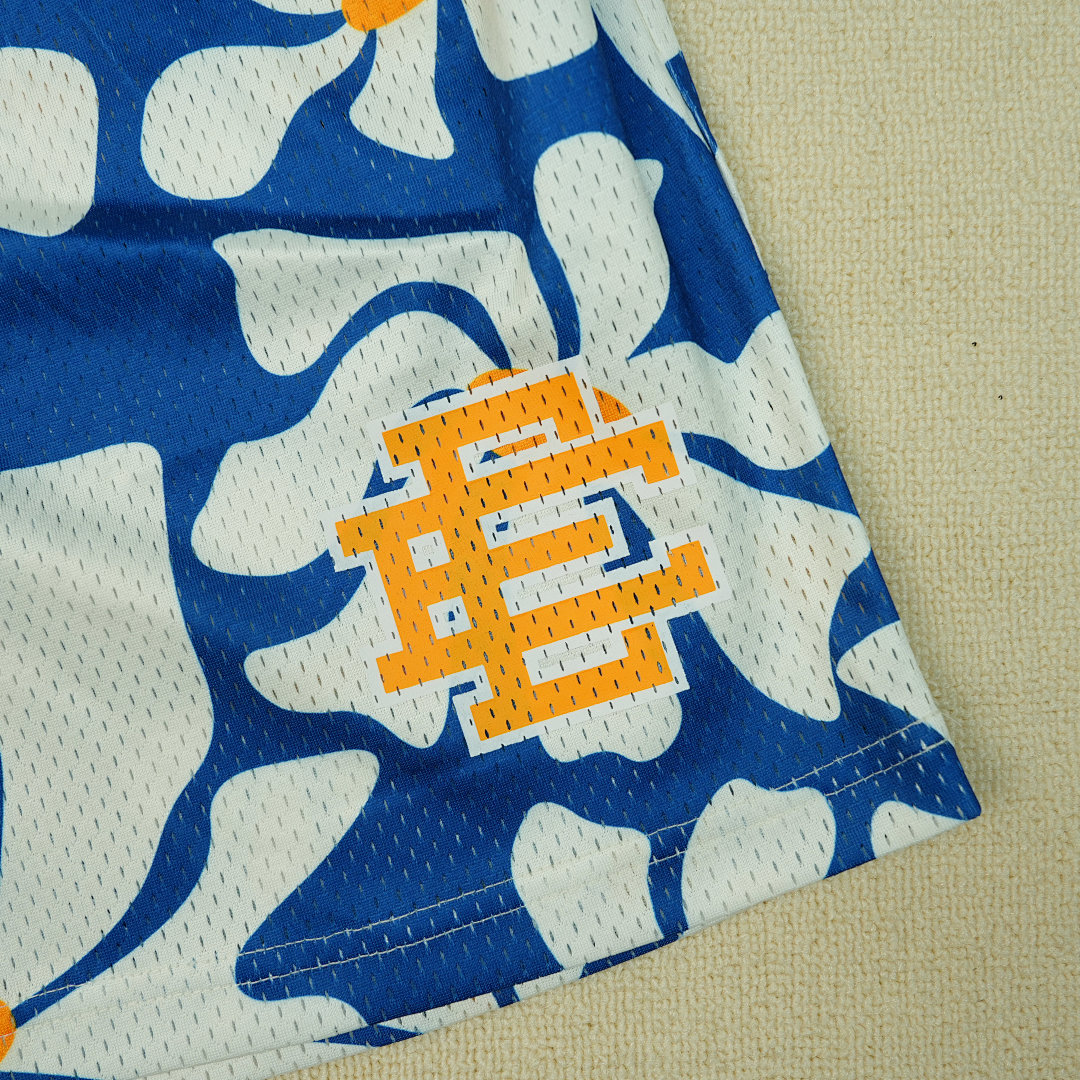 Chanel 80 Eric Emanuel EE Basic Short Blue Daisies/Yellow - Image 8