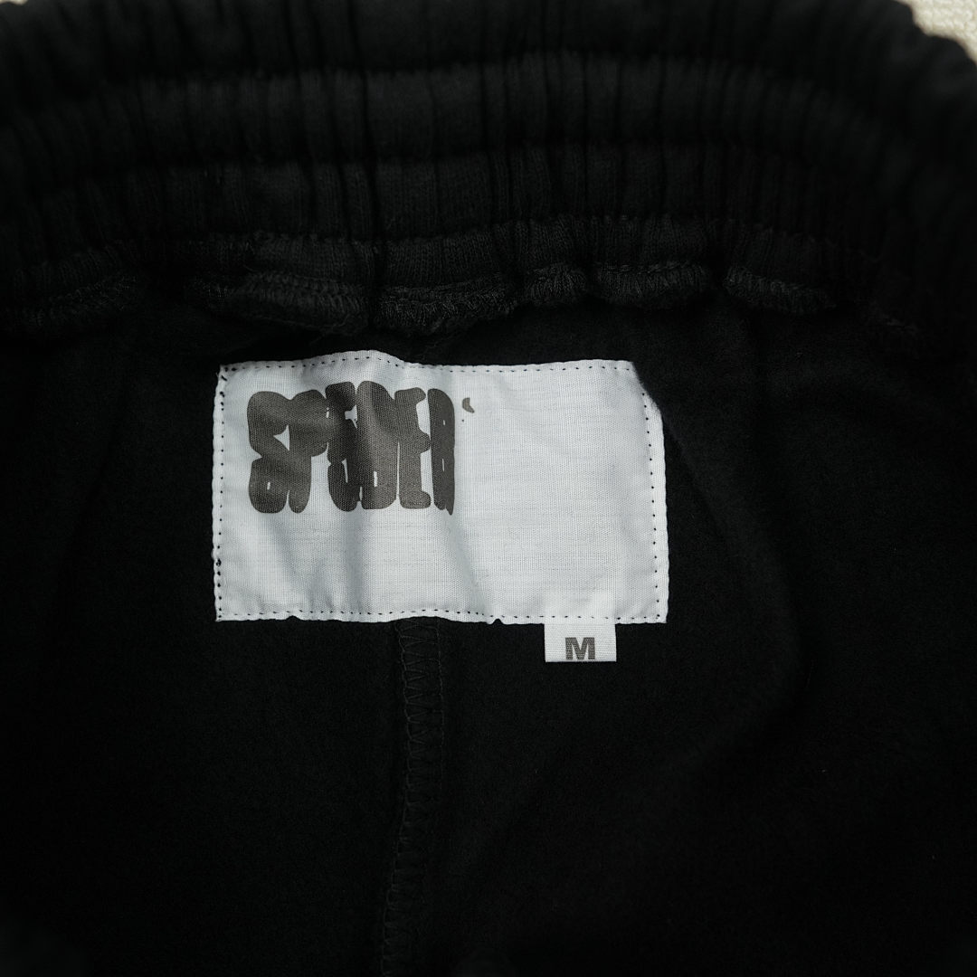 Other 175 Sp5Der OG Logo Embroidered Sweatshort (Black) - Image 11