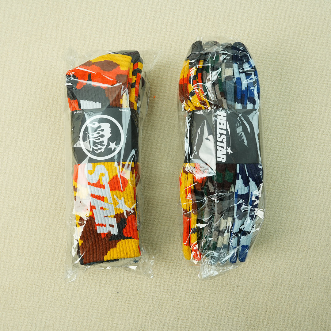 Other 39 Hellstar Logo Socks Camo (4 Pack) - Image 2
