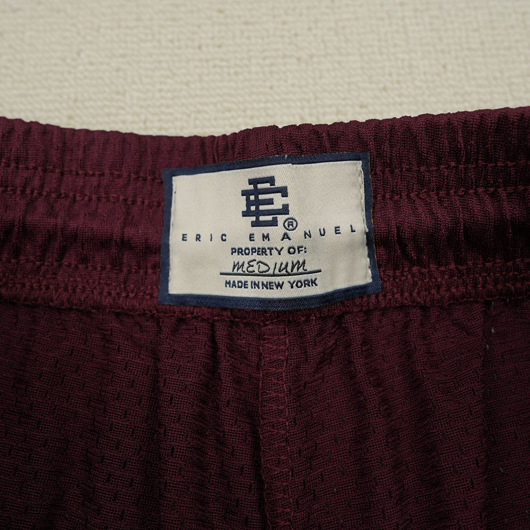 Chanel 80 Eric Emanuel EE Basic Shorts Maroon/Royal - Image 9