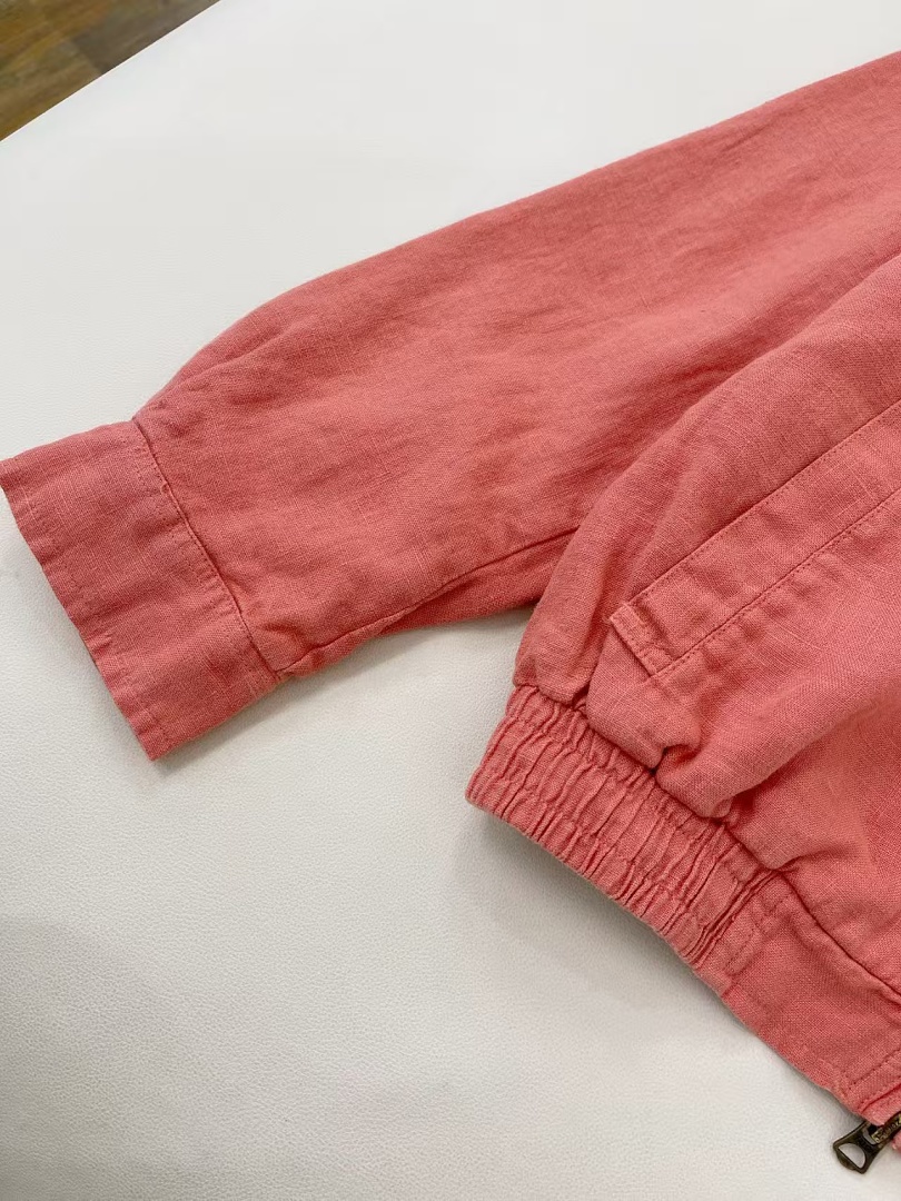 Other €54.6 ##Linen Harrington Jacket Linen P - Image 15